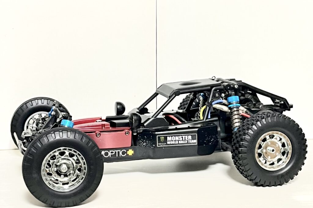 Side view of the car