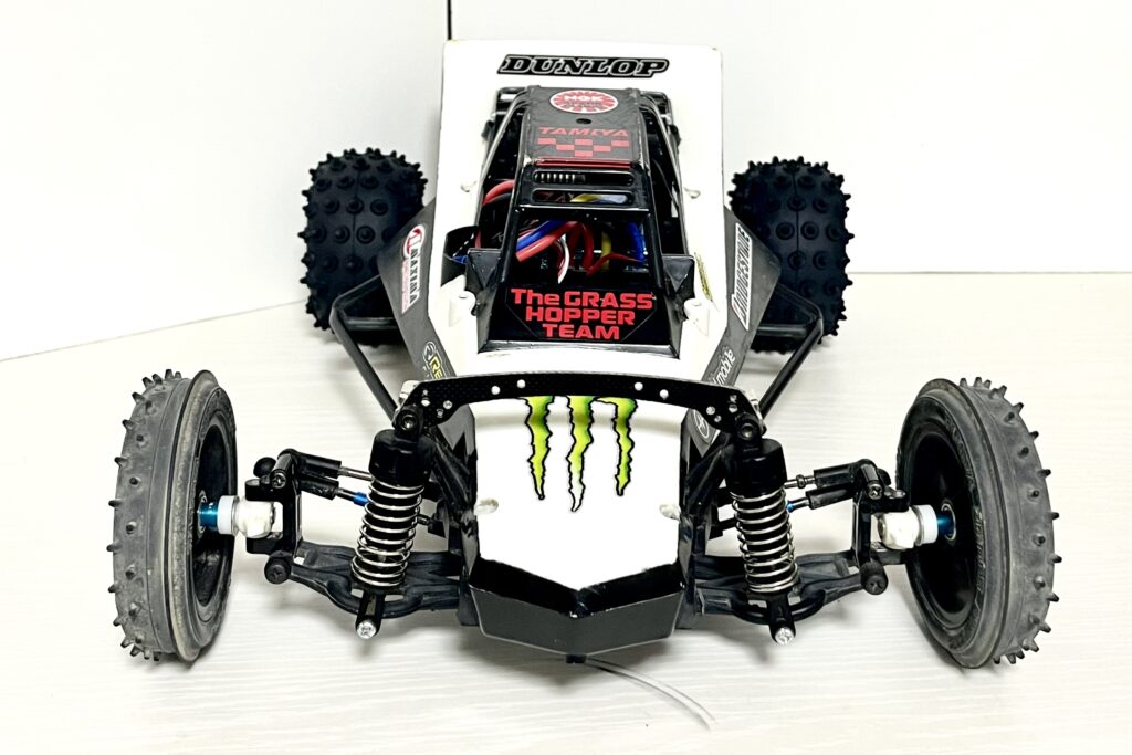 Front view of the completed buggy